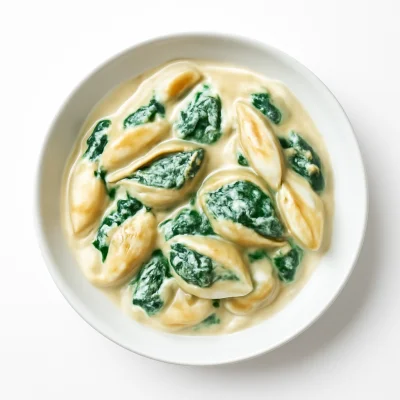 Cannellioni mit Spinat/Ricotta