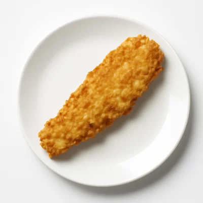 Fischfilet in Kichererbsenteig ausgebacken