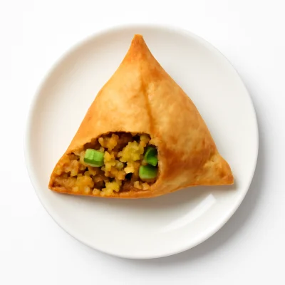 Hausgemachte Veggie Samosa