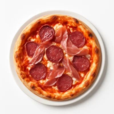 Pizza Salami Prosciutto