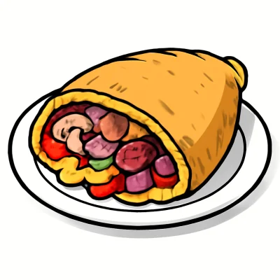 Pizza Calzone (zugeklappte Pizza)