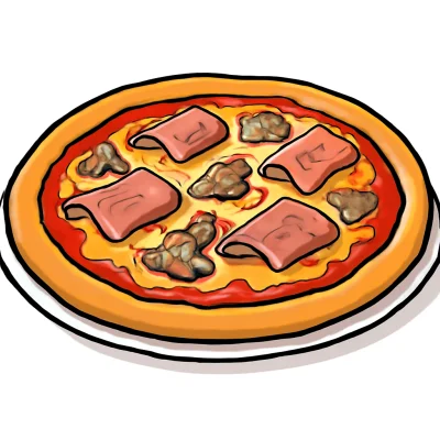 Pizza Tonno e Prosciutto