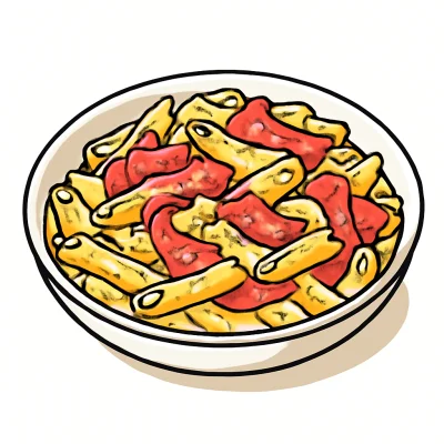 Penne alla Panna e Prosciutto