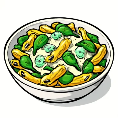 Penne Gorgonzola e Spinaci