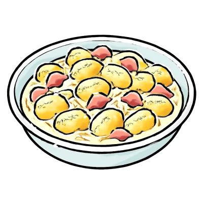 Gnocchi alla Panna e Prosciutto