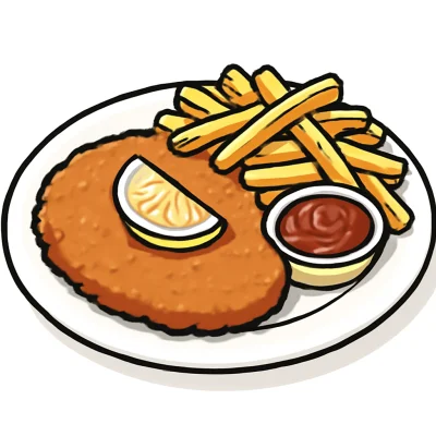 Schnitzel "König der Löwen"