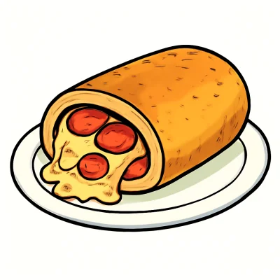 6 Stück gefüllt mit Käse und Peperoniwurst