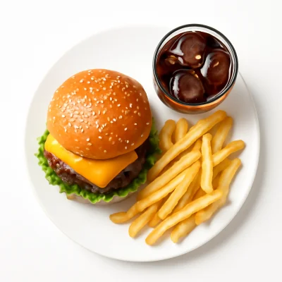 Cheeseburger Menü