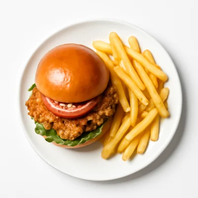 Crispy Chickenburger Menü