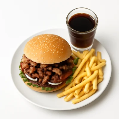 Döner Burger Menü