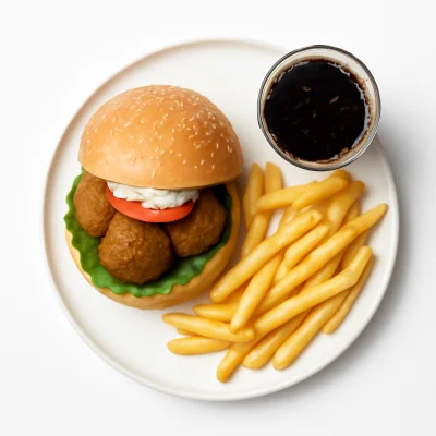 Veggi Burger Menü