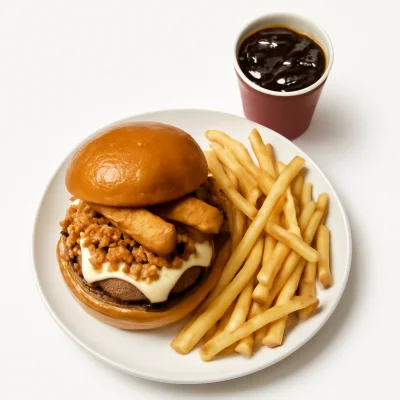 Mozzarella Burger Menü