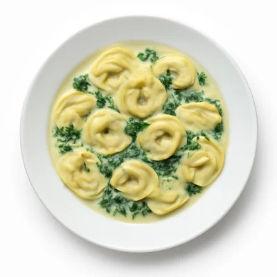 Tortellini Spinat-Sahnesauce