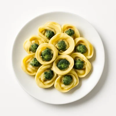 Tortellini Spinat-Tomatensauce