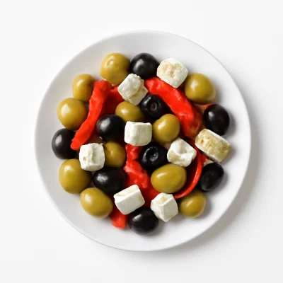 Oliven, Peperoni & Schafskäse