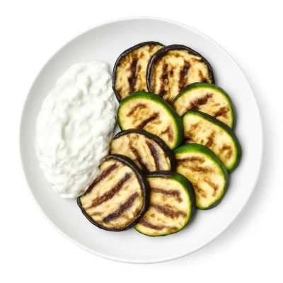 Gegrillte Auberginen & Zucchini