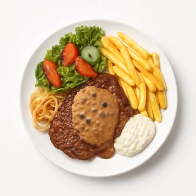 Rumpsteak mit Pfeffersoße