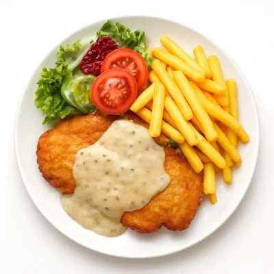 Pfefferrahmschnitzel