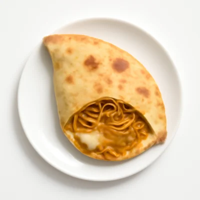 Calzone vegetarisch indische Art