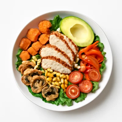 Hähnchen Avocado Bowl