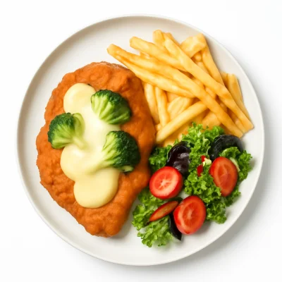 Schnitzel Brokkoli