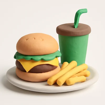 Cheeseburger Menü