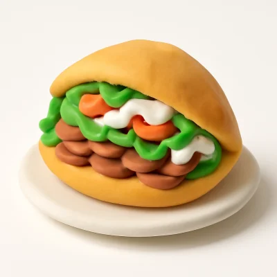 Drehspieß Sandwich