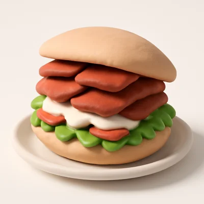 Drehspieß Sandwich doppelt