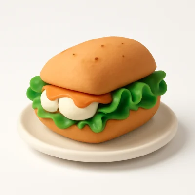 Salat Brötchen