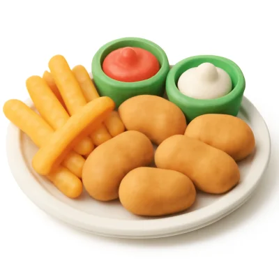 Kindermenü Nuggets