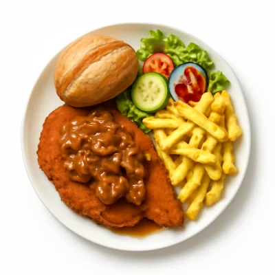 Putenschnitzel mit Jägersauce