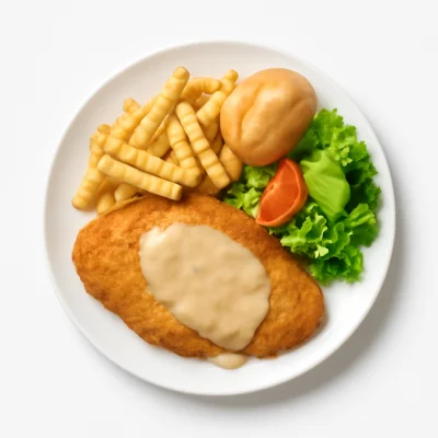 Putenschnitzel mit Rahmsauce
