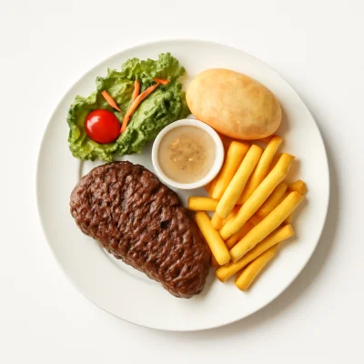 Rumpsteak mit Pfeffersauce