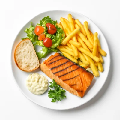 Lachs gegrillt