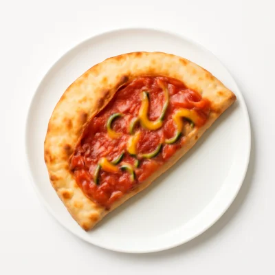 Calzone gefüllt