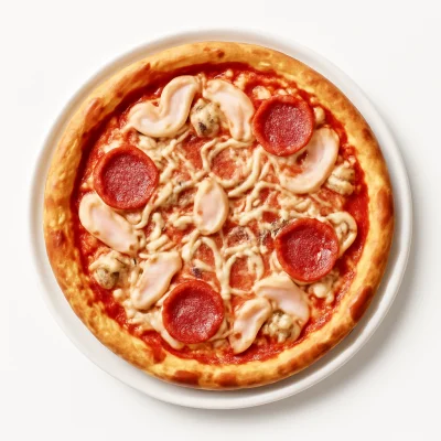 Pizza des Hauses