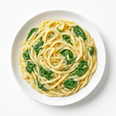 Spaghetti Spinat