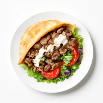 Drehspieß Teller Kalbsbrät