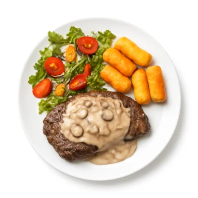 Rumpsteak mit Champignons