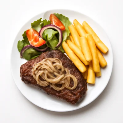Rumpsteak mit Zwiebeln