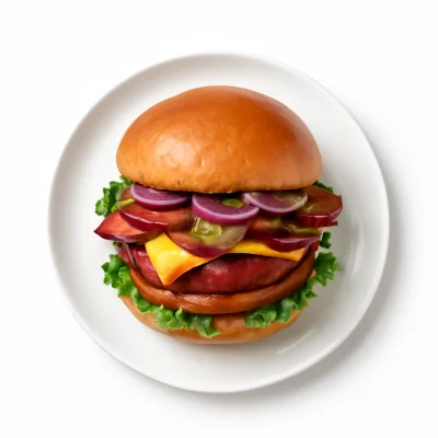 Hot BBQ-Bacon menü
