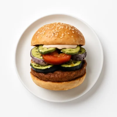 Vegetarischer Burger (Vegan)