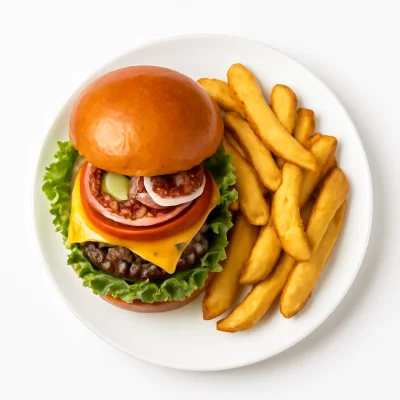 Cheeseburger Menü