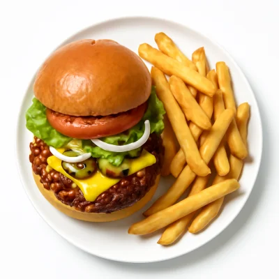 Chili-Cheese Burger Menü