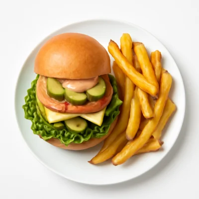 Veggie Burger Menü