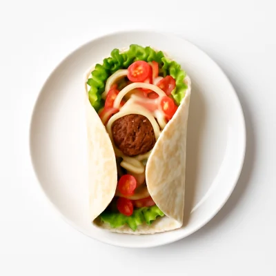 Falafel Wrap Menü