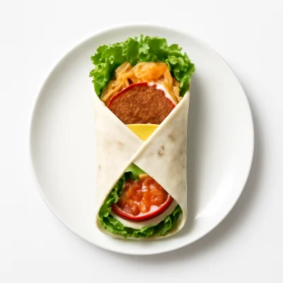 Veggie Wrap Menü