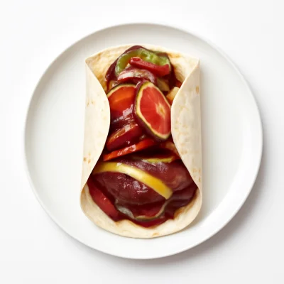 Barbecue Wrap Menü