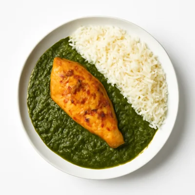 Fish Saag (pikant)
