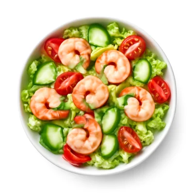 Salat Scampi
